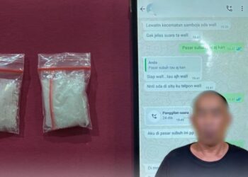 Polsek Samboja Kukar Tangkap Pengedar Sabu di Wonotirto