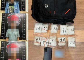 Tiga pengedar sabu ditangkap polisi