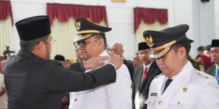 Gubernur Kalimantan Timur, Rudy Mas’ud lantik Bupati dan Wakil Bupati Kukar terpilih