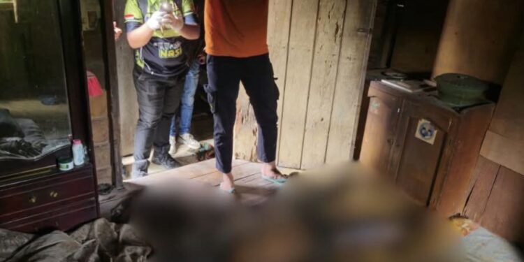 Polres Kukar lakukan Olah TKP di lokasi penemuan mayat