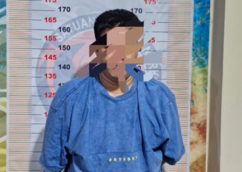 Residivis narkoba ditangkap Polres Bontang.