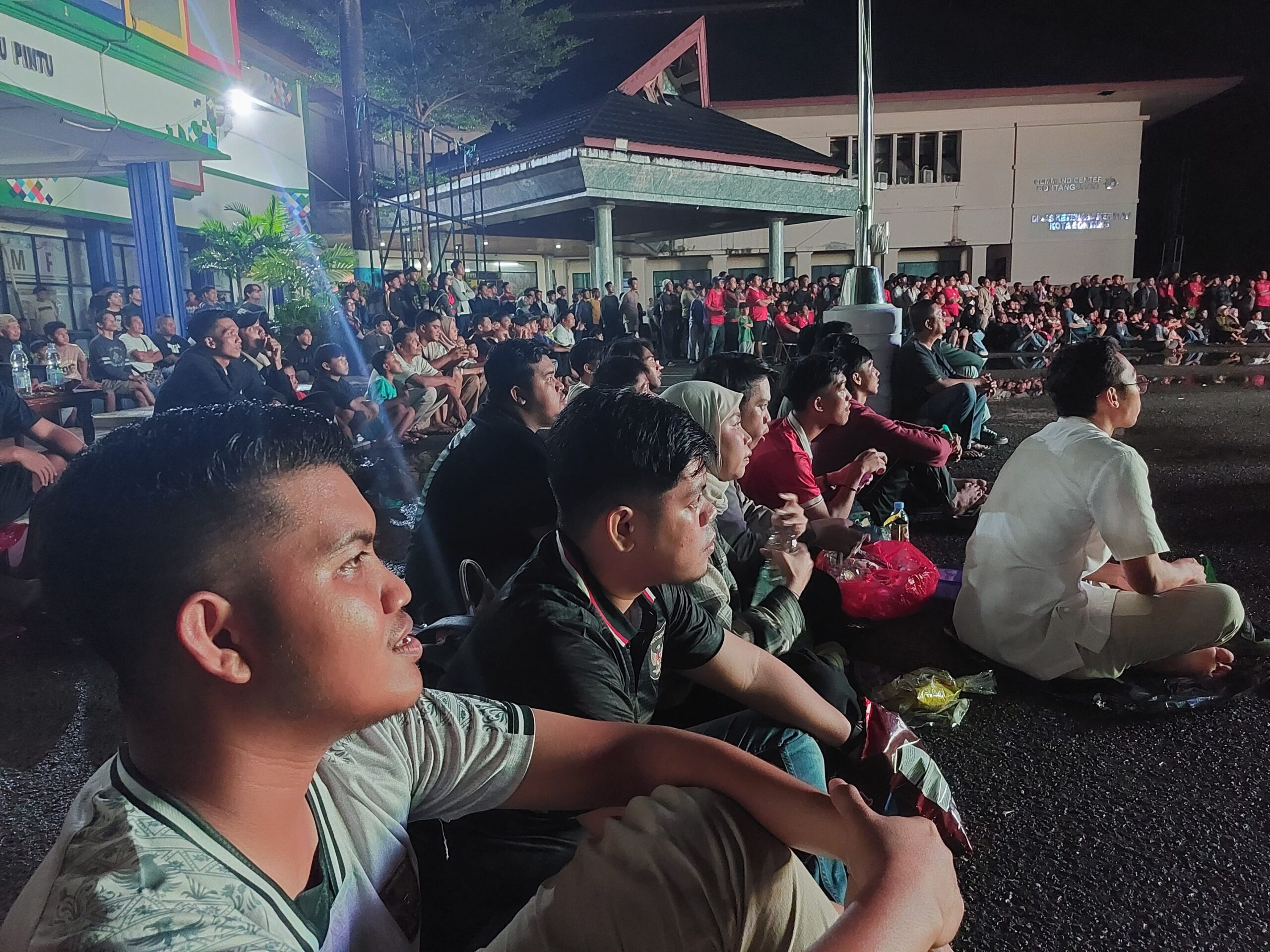 KNPI Bontang Gelar Nobar Timnas Indonesia vs Cina Bareng Pemkot dan Garudabxt45