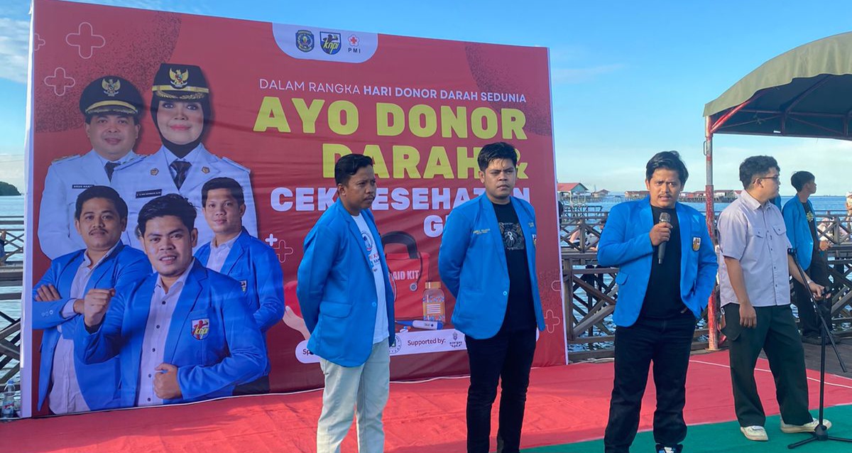 DPD KNPI Gelar Donor Darah dan Cek Kesehatan Gratis di BK