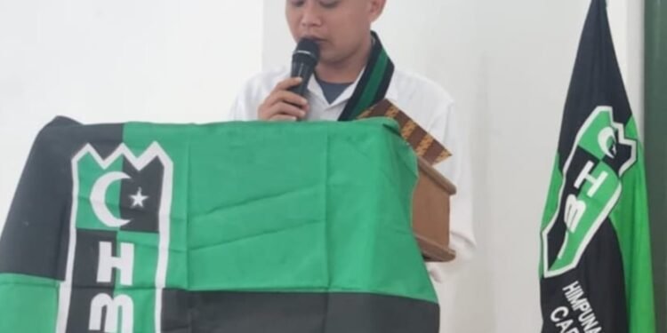 Ketua Bidang Pembinaan Aparatur Organisasi (PAO) HMI Cabang Sangatta, Triatno Wahyu Saputra