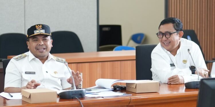 Rapat koordinasi lintas OPD, Rabu (25/6/2025) bersama Wakil Wali Kota Bontang, Agus Haris