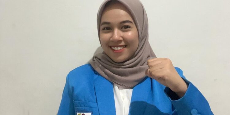 Ketua Bidang P3AKB KNPI Bontang, Aini,