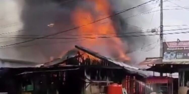 Kebakaran di Sanggata Utara, Kutim