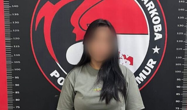 Polres Kutim Amankan Wanita, Diduga Simpam Sabu 2,46 Gram
