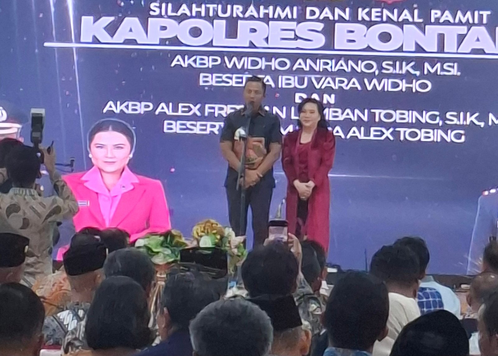 Kapolres lama Polres Bontang AKBP Alex Frestian Lumban Tobing