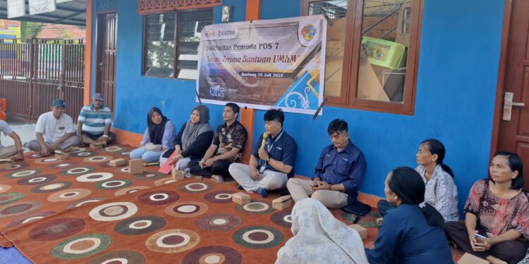 Solidaritas Pemuda Pos 7 RT 18 Kelurahan Guntung Gelar Serah Terima Bantuan UMKM dari Pupuk Kaltim