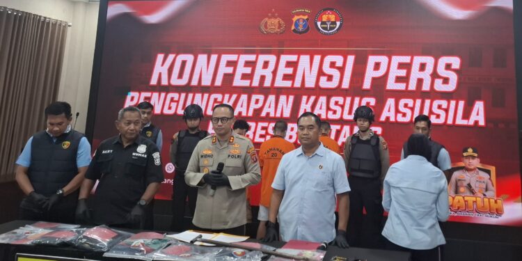 Polres Bontang ungkap kasus asusila dalam konferensi pers