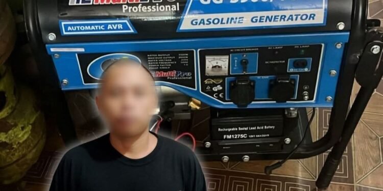 Curi Genset di KUA, Mahasiswa Ditangkap Polsek Kembang Janggut Kukar