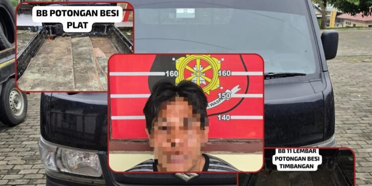 Bawa Kabur Besi Rp180 Juta, Warga Bontang Ditangkap di Samarinda