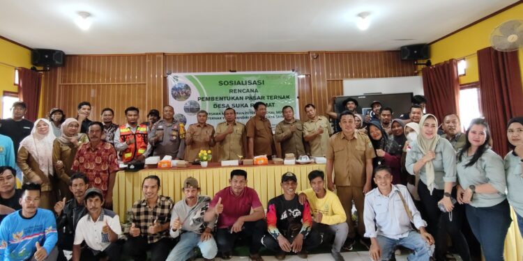 Sosialisasi Rencana Pasar Ternak Desa Suka Rahmat