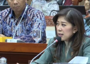 Menteri komunikasi dan digital menkodigi, Meutya Hafid