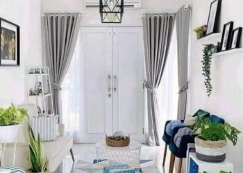 Ilustrasi tanaman hias rumah