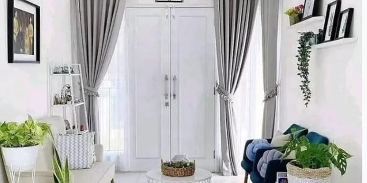 Ilustrasi tanaman hias rumah