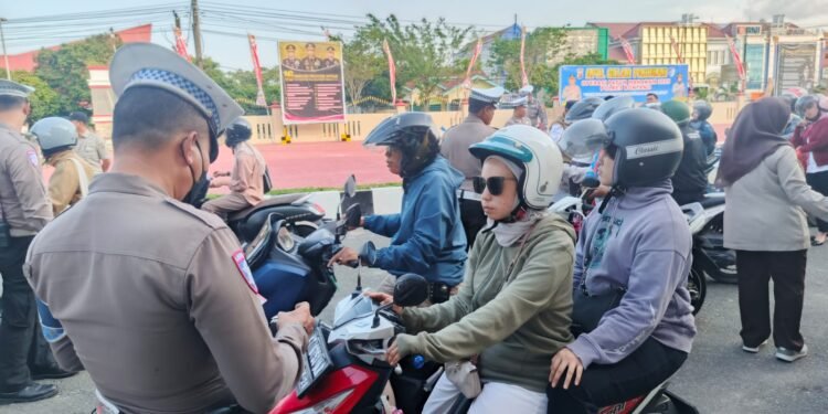 Operasi Patuh Mahakam 2025 di Bontang, Ini Sejumlah Pelanggaran Terjaring