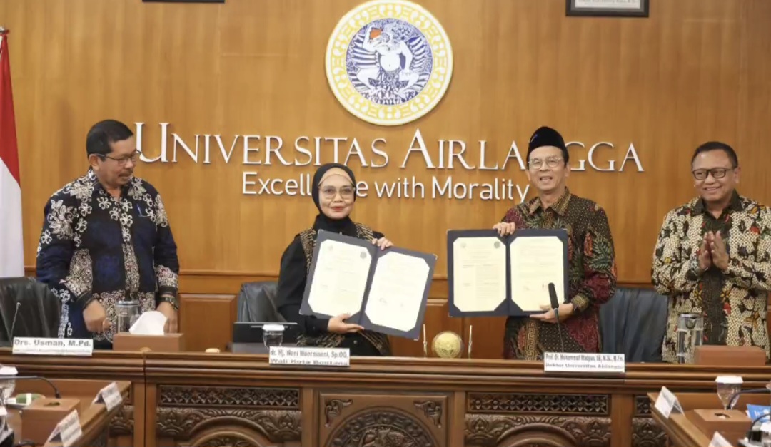 UNAIR Dukung Bontang Lewat MoU Pendidikan dan Pengabdian