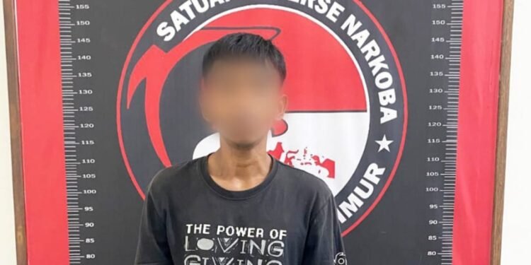 Polres Kutim Tangkap Pengedar Sabu di Desa Wanasari