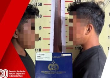 Dua Pemuda di Kukar ditangkap karna mencuri