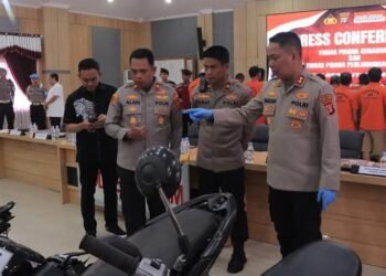 Polres Kutim Bekuk Pelaku Curanmor yang Terlibat Aksi di Tujuh Lokasi