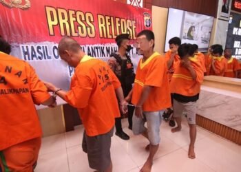 Polresta Balikpapan Ungkap 43 Kasus Narkoba Selama Operasi Antik Mahakam 2025
