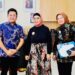 Ketua Kadin Bontang, Amriadi (kiri), Wali Kota Bontang Neni Moerniaeni (tengah) dan Sekda Bontang Aji Erlynawati (kanan)