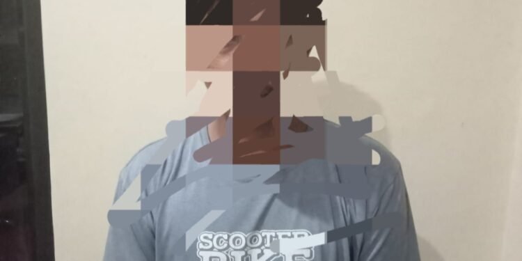 Polres Bontang Amankan pelaku diduga mabok dan membawa Sajam