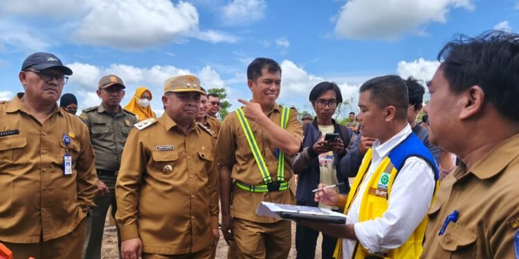 Wakil Wali Kota Bontang, Agus Haris Tinjau Lokasi pembangunan Sekolah Rakyat di Bontang Lestari