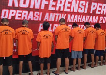 Operasi Antik 2025, Polres Bontang Tangkap 10 Pengedar narkotika