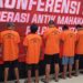 Operasi Antik 2025, Polres Bontang Tangkap 10 Pengedar narkotika