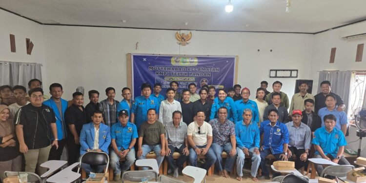 Arif Maldini Terpilih Secara Aklamasi Pada Muscam KNPI Teluk Pandan