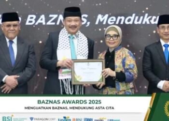 Wali Kota Bontang Dapat Penghargaan dari Baznas RI