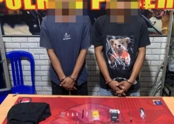 Dua Pemuda Kuaro Ditangkap Polres Paser, Sabu Ikut Diamankan