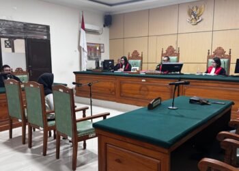 Proses persidangan investasi bondong di pengadilan negri bontang