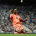 Pemain Barcelona Marcus Rashford