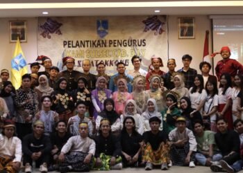 Ikatan Kekeluargaan Mahasiswa/pelajar Indonesia Sulawesi Selatan Resmi Melantik Pengurus Baru Periode 2025-2026