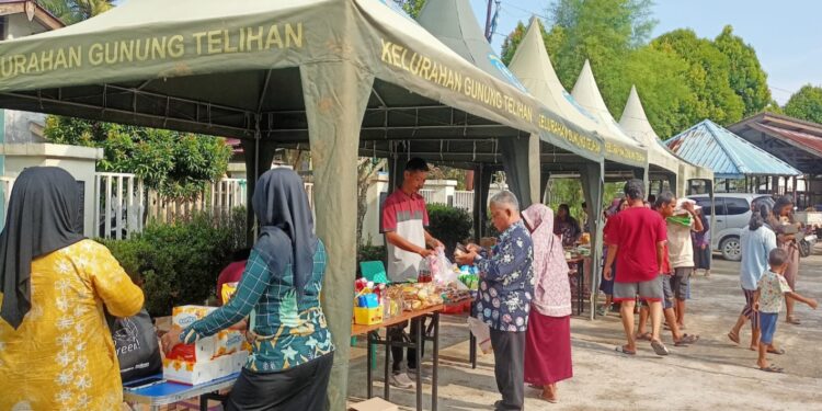 Program Gerakan Pangan Murah (GPM) kembali digelar di Kelurahan Gunung Telihan