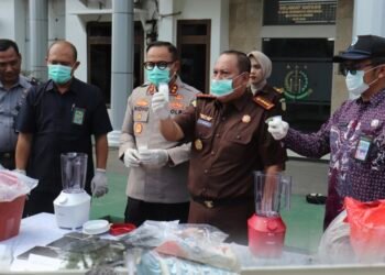 Kejari Bontang Musnahkan 236,76 Gram Sabu dan Ratusan Barang Bukti Narkotika