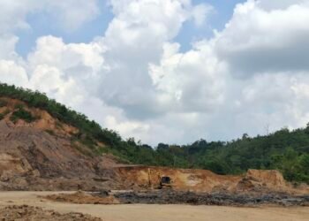 Akitivitas diduga tambang ilegal di RT 01, Kelurahan Kanaan