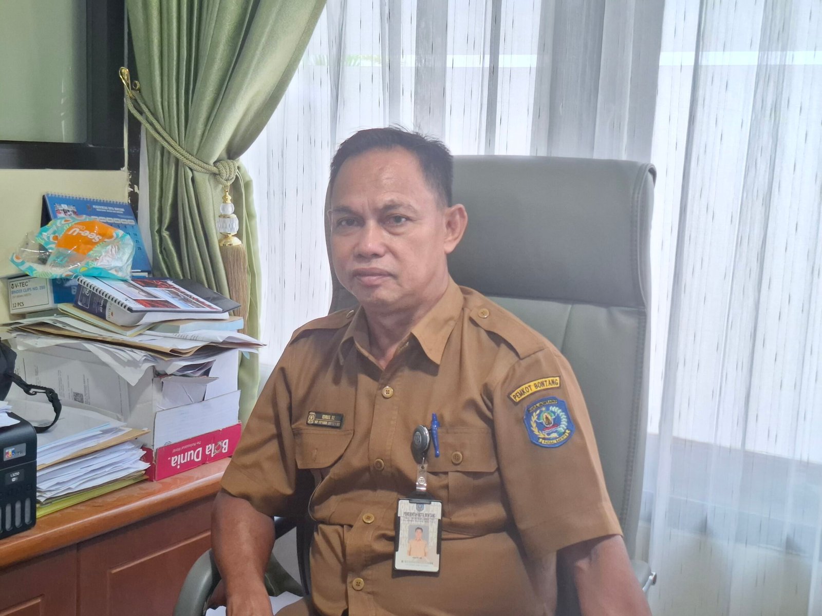 Idrus, Penata Perizinan Ahli Muda Bidang Infrastruktur DPMPTSP Bontang