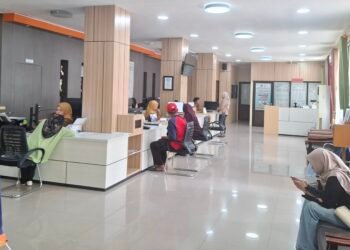 Kondisi pelayanan di Kantor DPMTSP Bontang