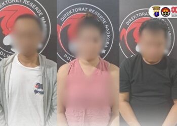 Suami Istri Terlibat Narkoba, Tertangkap Bersama Barang Bukti di Kukar