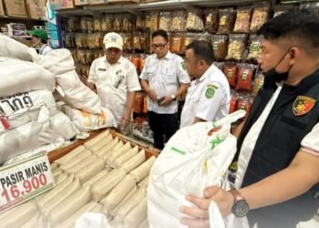 Tim Satgas Pangan Kukar Temukan Beras Dijual di Atas HET