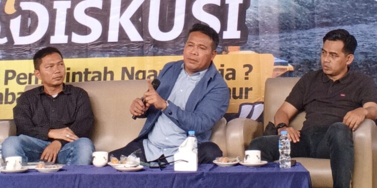 Syafruddin jadi narasumber dalam diskusi publik yang digelar PW IKA PMII Kaltim soal DBH