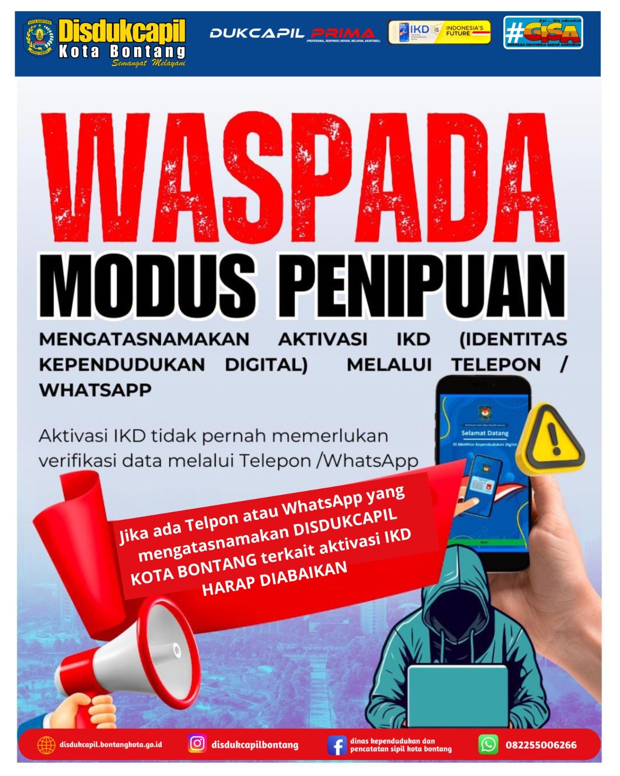 Himbauan dari Dukcapil Bontang