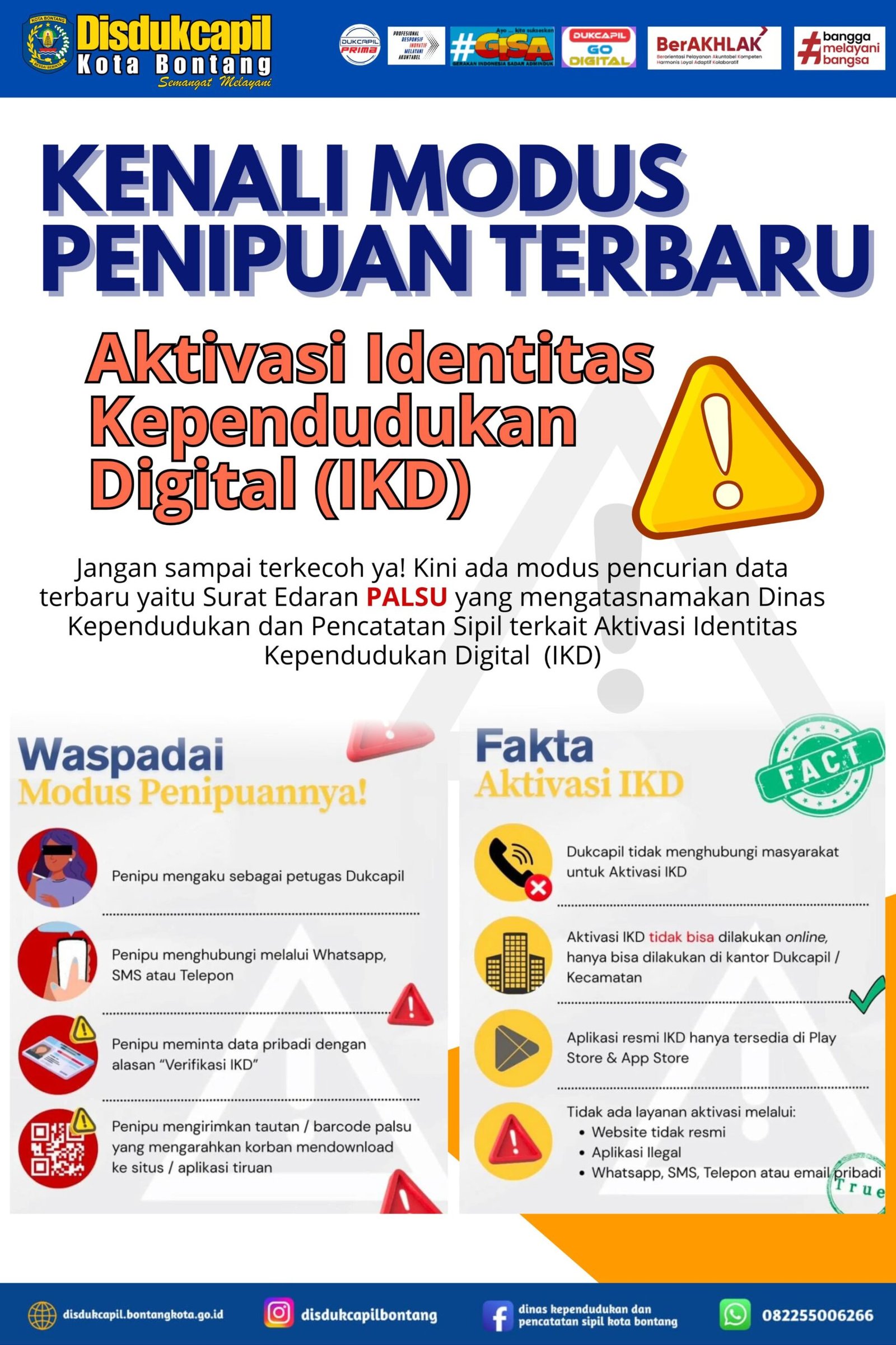 Himbauan dari Dugcapil Bontang