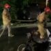 Tangkapan layar vidio, motor terbakar dan beruntung pihak Damkar Bontang berhasil memadamkan api