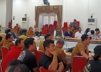 Rapat pembentukan sepak bola Liga 3 Pemkot Bontang dan pihak perusahan